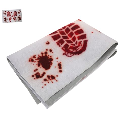 KOMBIUDA Halloween Türmatte rutschfest mit Gruseligem Spukmotiv-bedruckung Dekorativer Eingangsteppich für Halloween-deko Vielseitig für Bad Wohnzimmer und Flur Geeignet von KOMBIUDA