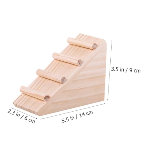 KOMBIUDA Hamster Holzleiter für Käfig Dekoration Zwerghamster Kletterleiter Zubehör für Kleine Haustiere Wie Meerschweinchen und Chinchillas KOMBIUDA Hamster Holzleiter für Käfig Dekoration Zwerghamster Kletterleiter Zubehör für Kleine Haustiere Wie Meerschweinchen und Chinchillas von KOMBIUDA