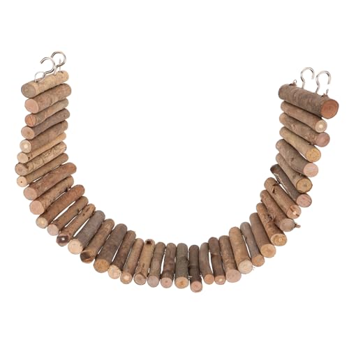 KOMBIUDA Hamster Kletterleiter aus Holz Kleintier Spielbrücke und Versteck Nachhaltiges Kauspielzeug für Hamster Mäuse und Rennmäuse Multifunktionale Kleintierleiter für Abwechslungsreiche KOMBIUDA Hamster Kletterleiter aus Holz Kleintier Spielbrücke und Versteck Nachhaltiges Kauspielzeug für Hamster Mäuse und Rennmäuse Multifunktionale Kleintierleiter für Abwechslungsreiche von KOMBIUDA