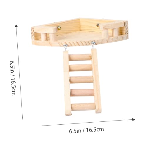 KOMBIUDA Hamster Kletterleiter aus Massivem Holz Stabile Spiellandschaft für Kleintiere Fördert Balance und Bewegung Einfach zu Montieren Geeignet für Zwerghamster und Andere Kleine KOMBIUDA Hamster Kletterleiter aus Massivem Holz Stabile Spiellandschaft für Kleintiere Fördert Balance und Bewegung Einfach zu Montieren Geeignet für Zwerghamster und Andere Kleine von KOMBIUDA