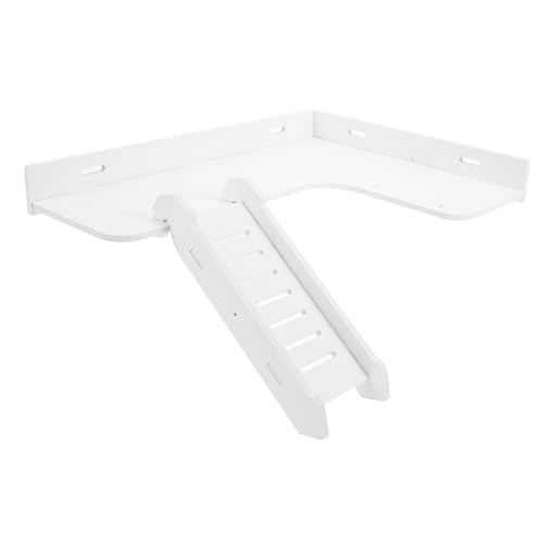 KOMBIUDA Hamster Kletterplattform aus PVC mit Leiter Kleine Haustierplattform für Hamsterkäfig Vielseitige DIY Spiel und Ruhefläche Geeignet für Zwerghamster Rennmäuse und Andere Kleintiere von KOMBIUDA