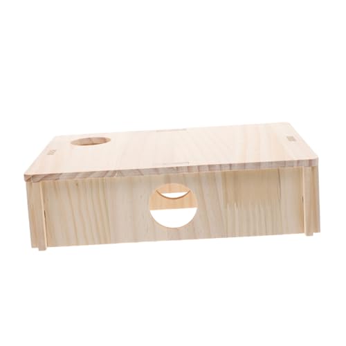 KOMBIUDA Hamsterhaus aus Holz mit Sechs Räumen Multifunktionales Versteck Spielhaus Geruchsneutral Warm und Komfortabel Geeignet für Zwerghamster Meerschweinchen und Kleine Nager Leicht zu KOMBIUDA Hamsterhaus aus Holz mit Sechs Räumen Multifunktionales Versteck Spielhaus Geruchsneutral Warm und Komfortabel Geeignet für Zwerghamster Meerschweinchen und Kleine Nager Leicht zu von KOMBIUDA