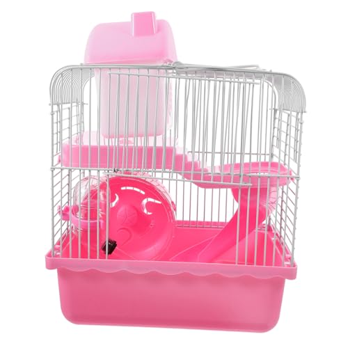 KOMBIUDA Hamsterkäfig Groß mit Doppeltem Deck Hamster Schloss Käfig für Kleine Haustiere Sicherer und Komfortabler Lebensraum für Hamster Mäuse und Zwerghamster KOMBIUDA Hamsterkäfig Groß mit Doppeltem Deck Hamster Schloss Käfig für Kleine Haustiere Sicherer und Komfortabler Lebensraum für Hamster Mäuse und Zwerghamster von KOMBIUDA