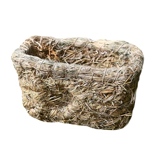 KOMBIUDA Handgefertigtes Handgeflochtenes Kleintier schlafhaus mit Doppeltem Eingang Sicherer Rückzugsort für Kleine Haustiere zum Schlafen und Atmungsaktiv und Langlebig für KOMBIUDA Handgefertigtes Handgeflochtenes Kleintier schlafhaus mit Doppeltem Eingang Sicherer Rückzugsort für Kleine Haustiere zum Schlafen und Atmungsaktiv und Langlebig für von KOMBIUDA