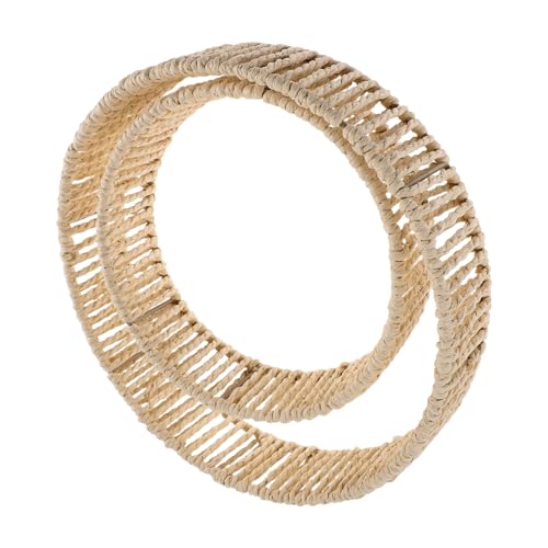 KOMBIUDA Handgewebter Lampenschirm aus Geflochtenem Papierseil Rustikaler Deckenlampenschirm Robuster Ersatz für Pendelleuchten Handgefertigter Lampenschirm für Wohnzimmer Esszimmer KOMBIUDA Handgewebter Lampenschirm aus Geflochtenem Papierseil Rustikaler Deckenlampenschirm Robuster Ersatz für Pendelleuchten Handgefertigter Lampenschirm für Wohnzimmer Esszimmer von KOMBIUDA