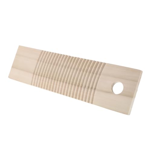 KOMBIUDA Handwaschbrett aus Massivem Holz Rutschfeste Oberfläche Beidseitig Wäscheputzbrett Robustes Design für Sanfte von KOMBIUDA