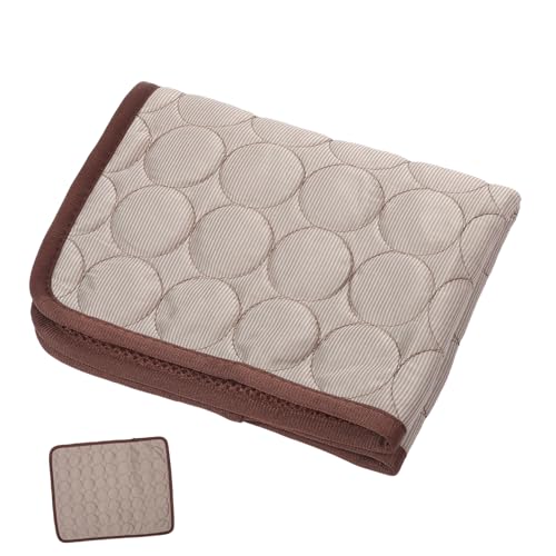 KOMBIUDA Haustier Kühlmatte Sommer Kühlkissen für Hunde Katzen Atmungsaktive Faltbare Pet Cooling Mat rutschfest S Farbe Kaffee für Zuhause Auto und Reise KOMBIUDA Haustier Kühlmatte Sommer Kühlkissen für Hunde Katzen Atmungsaktive Faltbare Pet Cooling Mat rutschfest S Farbe Kaffee für Zuhause Auto und Reise von KOMBIUDA