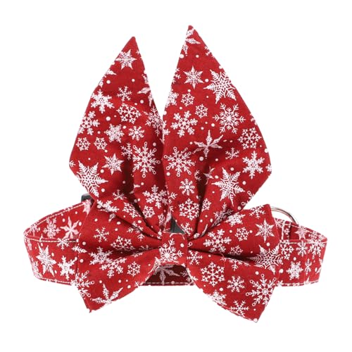 KOMBIUDA Haustierhalsband Hund Weihnachten Katzenhalsbänder Haustierhalsbänder für Katzen Hundehalsband für große Hunde Bausatz weihnachtsdeko Schnallenkragen Welpenhundkragen Baumwolle rot KOMBIUDA Haustierhalsband Hund Weihnachten Katzenhalsbänder Haustierhalsbänder für Katzen Hundehalsband für große Hunde Bausatz weihnachtsdeko Schnallenkragen Welpenhundkragen Baumwolle rot von KOMBIUDA