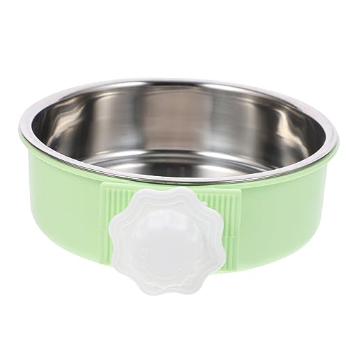 KOMBIUDA Hochwertiger Großer Haustier Futternapf zum Aufhängen Rutschfestes Design Leicht zu Reinigen Grün für Hunde und Katzen Stabiler Napf für Käfigrandbefestigung KOMBIUDA Hochwertiger Großer Haustier Futternapf zum Aufhängen Rutschfestes Design Leicht zu Reinigen Grün für Hunde und Katzen Stabiler Napf für Käfigrandbefestigung von KOMBIUDA