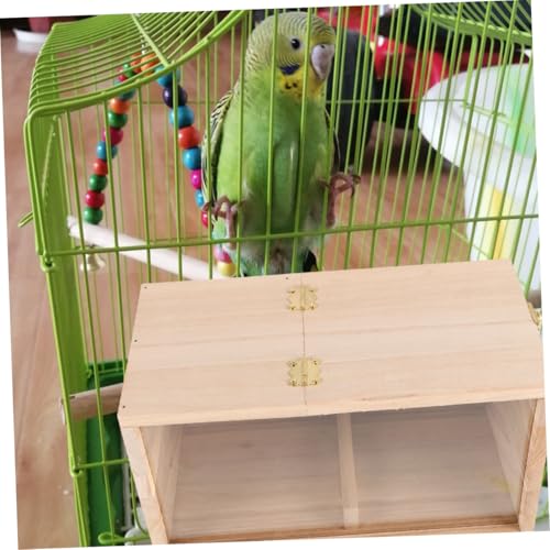 KOMBIUDA Holz Nistkasten für Wellensittiche mit Acrylfenster Sicheres Brut Aufzuchthaus für Sittiche Nymphensittiche Unzertrennliche Robuster Vogelkäfig für Kleine Papageien Geeignet für KOMBIUDA Holz Nistkasten für Wellensittiche mit Acrylfenster Sicheres Brut Aufzuchthaus für Sittiche Nymphensittiche Unzertrennliche Robuster Vogelkäfig für Kleine Papageien Geeignet für von KOMBIUDA