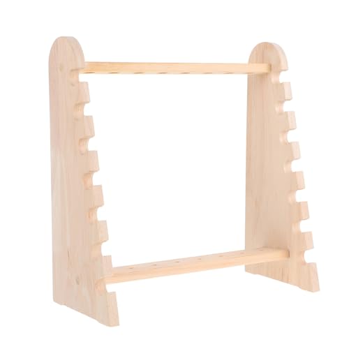 KOMBIUDA Holzständer für Laborgeräte Trapezförmiger Test Pipettenhalter aus Premiumholz Platzsparender Röhrenorganizer für Wissenschaftliche Laborausstattung von KOMBIUDA