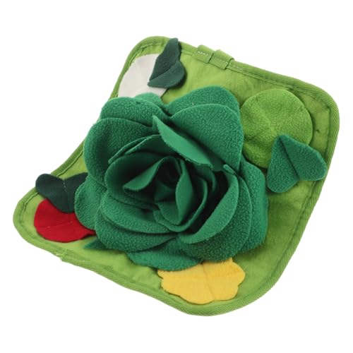 KOMBIUDA Interaktive Schnüffelmatte für Kleine Haustiere Grüne Slow-Feed Futtermatte mit Spielerischem Design Fördert Langsames Fressen Geistige Stimulation und Einfache Reinigung für KOMBIUDA Interaktive Schnüffelmatte für Kleine Haustiere Grüne Slow-Feed Futtermatte mit Spielerischem Design Fördert Langsames Fressen Geistige Stimulation und Einfache Reinigung für von KOMBIUDA