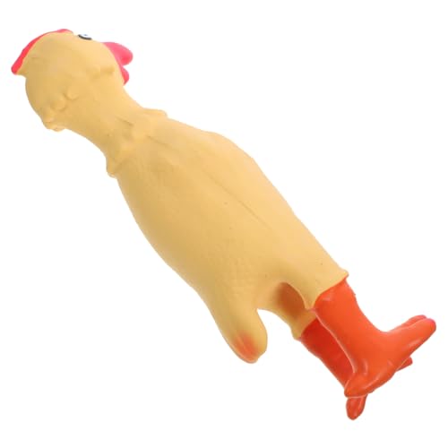 KOMBIUDA Interaktives Cartoon Hundespielzeug Huhn Quietschend Robust Kauspielzeug für Mittelgroße und Große Hunde zur Beschäftigung und Belohnung in Leuchtendem Orange KOMBIUDA Interaktives Cartoon Hundespielzeug Huhn Quietschend Robust Kauspielzeug für Mittelgroße und Große Hunde zur Beschäftigung und Belohnung in Leuchtendem Orange von KOMBIUDA