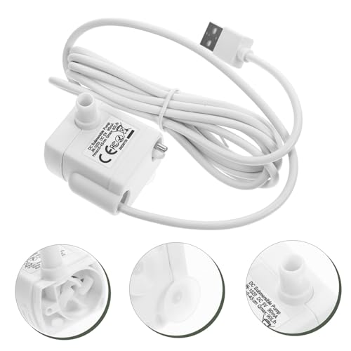 KOMBIUDA Katze Wasserpumpen Ersatzpumpe Trinkbrunnen Pumpe mit LED Schutz vor Trockenlauf für Haustier Trinkbrunnen Geräuscharm und Langlebig mit Saugnapf Geeignet für Katzenbrunnen KOMBIUDA Katze Wasserpumpen Ersatzpumpe Trinkbrunnen Pumpe mit LED Schutz vor Trockenlauf für Haustier Trinkbrunnen Geräuscharm und Langlebig mit Saugnapf Geeignet für Katzenbrunnen von KOMBIUDA