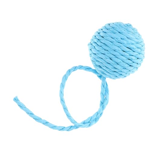 KOMBIUDA Katzenspielzeug Ersatz Sisalball mit für Kratzbaum Zubehör Interaktives Katzenspielzeug für Indoor Katzen Multifunktionaler Austauschbarer Papierseilball für Kätzchen und Katzen von KOMBIUDA