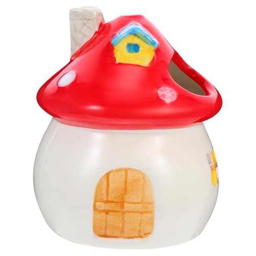 KOMBIUDA Keramik Hamster Schlafnest Pilzform Kleintier Versteck Leicht Tragbar Waschbar Für Zwerghamster Chinchilla Käfig Zubehör KOMBIUDA Keramik Hamster Schlafnest Pilzform Kleintier Versteck Leicht Tragbar Waschbar Für Zwerghamster Chinchilla Käfig Zubehör von KOMBIUDA