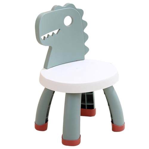 KOMBIUDA Kinderstuhl mit Ergonomischer Rückenlehne Rutschfester Kunststoffstuhl für Kindergartenkinder Stabiler Dinosaurier Hocker in Grün Bequemer Lernstuhl für Sicherer Sitzhaltung KOMBIUDA Kinderstuhl mit Ergonomischer Rückenlehne Rutschfester Kunststoffstuhl für Kindergartenkinder Stabiler Dinosaurier Hocker in Grün Bequemer Lernstuhl für Sicherer Sitzhaltung von KOMBIUDA