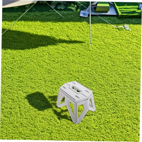 KOMBIUDA Klapphocker Faltbar Leichter Outdoor Campingstuhl mit Stabilem Sitz und Robusten Beinen Tragbarer Gartensitz für Erwachsene für Angeln Wandern und Freizeit von KOMBIUDA