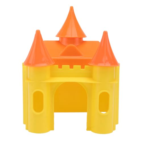 KOMBIUDA Kleintierhaus Kunststoff Versteck Hamsterhaus mit Halboffenem Design Wärmendes Schlafnest für Zwerghamster Meerschweinchen Geeignet Kreatives Schlafhäuschen als Zufällige Farbe von KOMBIUDA