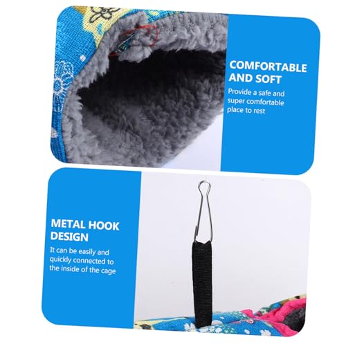 KOMBIUDA Kuscheliges Chinchilla Bett aus Plüsch und Leinen Warmes Hängendes Tunnel Nest mit Metallhaken Schlafhöhle und Versteck für Hamster Rennmäuse Meerschweinchen und Kleine Haustiere KOMBIUDA Kuscheliges Chinchilla Bett aus Plüsch und Leinen Warmes Hängendes Tunnel Nest mit Metallhaken Schlafhöhle und Versteck für Hamster Rennmäuse Meerschweinchen und Kleine Haustiere von KOMBIUDA