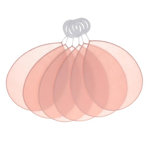 KOMBIUDA Lampenschirm aus Stoff mit Blütenblatt design Kleine Rosa Lampenabdeckung für Tischlampen und Stehleuchten Kompatibel mit Glühbirnen Einfache Montage Verstellbare Höhe von KOMBIUDA