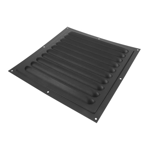 KOMBIUDA Lüftungsgitter für und Garage Wetterfester Ventilationsdeckel Elegantes Design Einfache Installation Optimaler Schwarz von KOMBIUDA