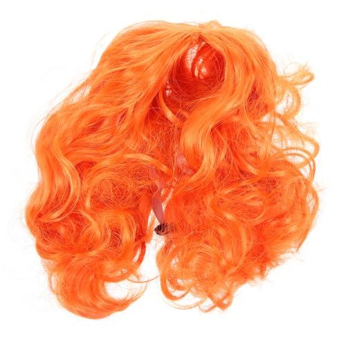 KOMBIUDA Lustige Pet Cosplay Perücke für Hunde und Katzen Leichte Nylonfaser Lockiges Haar Verstellbar Kreatives Festival Haarschmuck Komfortabel Auffälliges Haustier Kostüm Zubehör von KOMBIUDA