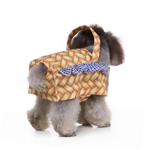 KOMBIUDA Lustiges Hundekostüm Cosplay Outfit Halloween Weihnachtsfeier Verstellbar Atmungsaktiv Haustier Kleidung für Kleine und Mittelgroße Hunde KOMBIUDA Lustiges Hundekostüm Cosplay Outfit Halloween Weihnachtsfeier Verstellbar Atmungsaktiv Haustier Kleidung für Kleine und Mittelgroße Hunde von KOMBIUDA