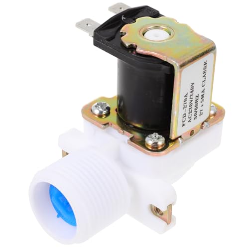 KOMBIUDA Magnetventil Wassereinlassventil Elektrisch Geschlossen Korrosionsbeständig Abs Edelstahl Waschmaschine Ersatzteil Langlebig von KOMBIUDA