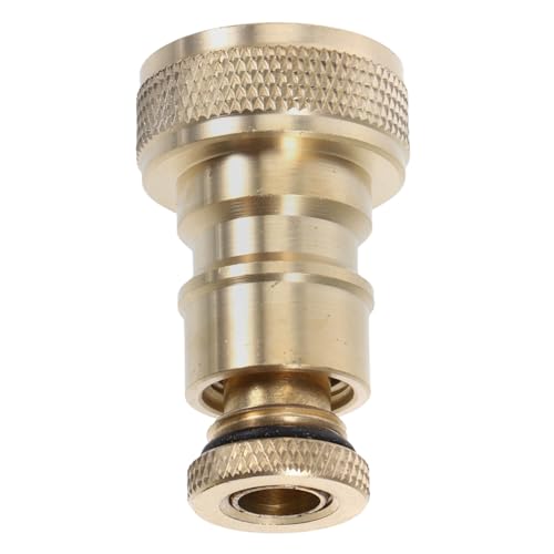 KOMBIUDA Massive Messing Schlauchadapter für Waschmaschinenhahn Fall Installieren Kompatibel Dichtung für Gartenschläuche von KOMBIUDA