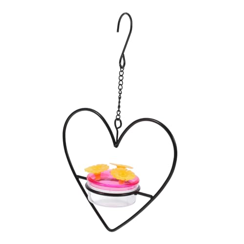 KOMBIUDA Futterspender Aus Eisen Zum Aufhängen Am Baum Für Draußen Im Garten Terrasse Einfach Zu Reinigen Befüllen Dekoratives Ornament Für Vogelfutter von KOMBIUDA