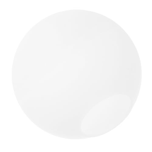 KOMBIUDA Milchglas Lampenschirm Rund Frosted Glas Pendelleuchte Ersatz Lampenschirm mit Warmem Licht für Moderne Deckenleuchte Wohnzimmer Schlafzimmer von KOMBIUDA
