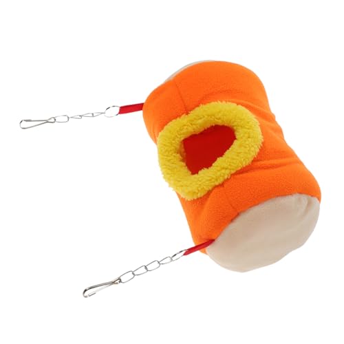 KOMBIUDA Mini Igel Kuschelnest aus Baumwolle Leichtes Hamsterhaus und Langlebig zum Hängen im Käfig für Hamster Meerschweinchen Vögel und Kleine Haustiere Geeignet Dekoratives Schlafnest von KOMBIUDA