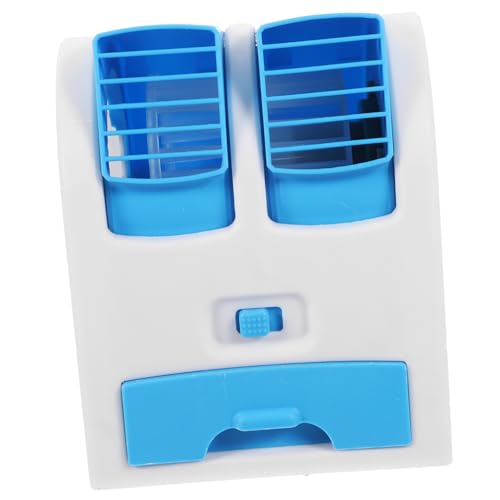 KOMBIUDA Mini Luftkühler mit USB Tragbarer Desktop Klimaanlagen Fan für Zuhause und Büro Verstellbar Leise und Energieeffizient Blau KOMBIUDA Mini Luftkühler mit USB Tragbarer Desktop Klimaanlagen Fan für Zuhause und Büro Verstellbar Leise und Energieeffizient Blau von KOMBIUDA