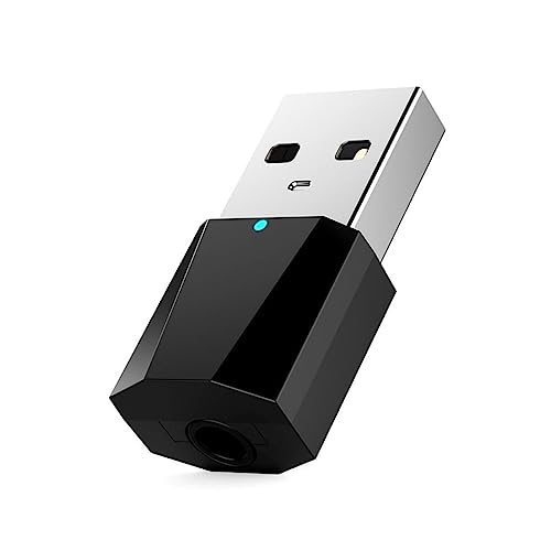KOMBIUDA Mini USB Empfänger für Stereo Sound Audio Receiver mit Kabel für Zuhause Büro Laden Universelle Kompatibilität für Audio Geräte von KOMBIUDA