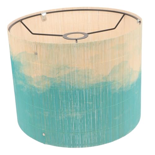 KOMBIUDA Moderner Lampenschirm aus natürlichem Holz mit dekorativem Muster Leichter Dekorativer Lampenschirm für Pendel Tischlampen Vielseitig Einsetzbar für Wohn Restaurantbeleuchtung von KOMBIUDA