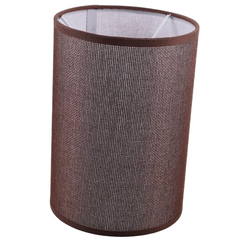 KOMBIUDA Moderner Runder Lampenschirm aus Leinen und Dekorative Lampenabdeckung für Tischlampe und Stehlampe Passend für Wohnzimmer Schlafzimmer Büro Natürlicher Warmer Stil von KOMBIUDA
