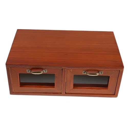 KOMBIUDA Monitorständer Desktop-Regale Desktop-Monitor-Riser Laptop-Ständer Desktop-Organizer-Regal Laptopständer Schreibtisch-Organizer-Regal Desktopschubladen Kiefernholz Hellbraun von KOMBIUDA