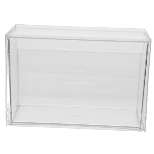 KOMBIUDA Multifunktionaler Wand Organizer Aufbewahrungsbox Transparent Groß Staubschutz Klappbar für Bad Schlafzimmer Büro Hängender Kosmetik Kleinteilehalter Einfach zu Montieren von KOMBIUDA
