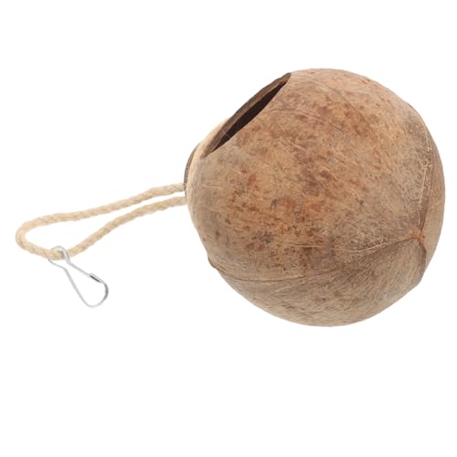 KOMBIUDA Natürliches Kokosnussschalen Vogelnest Hängend mit Weichem Polster Sicherer Unterschlupf für Kleine Papageien Hamster und Singvögel Robust Wetterfest zum Aufhängen im Garten KOMBIUDA Natürliches Kokosnussschalen Vogelnest Hängend mit Weichem Polster Sicherer Unterschlupf für Kleine Papageien Hamster und Singvögel Robust Wetterfest zum Aufhängen im Garten von KOMBIUDA