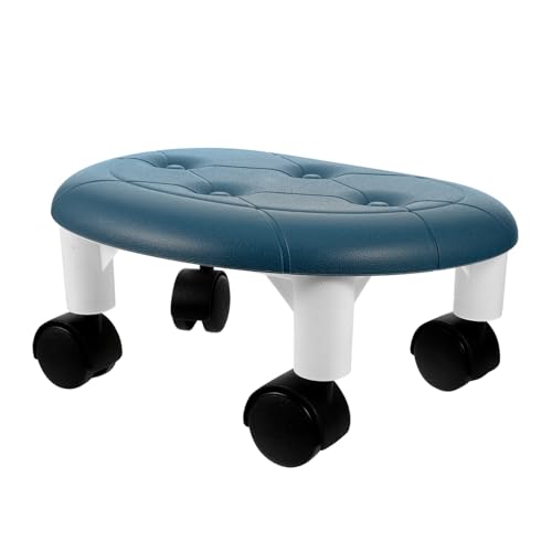KOMBIUDA Niedriger Hocker Mit Rädern Kleiner Drehbarer Stuhl Für Pediküre Fußstütze Schreibtisch Praktisch Für Spa Und Zuhause KOMBIUDA Niedriger Hocker Mit Rädern Kleiner Drehbarer Stuhl Für Pediküre Fußstütze Schreibtisch Praktisch Für Spa Und Zuhause von KOMBIUDA