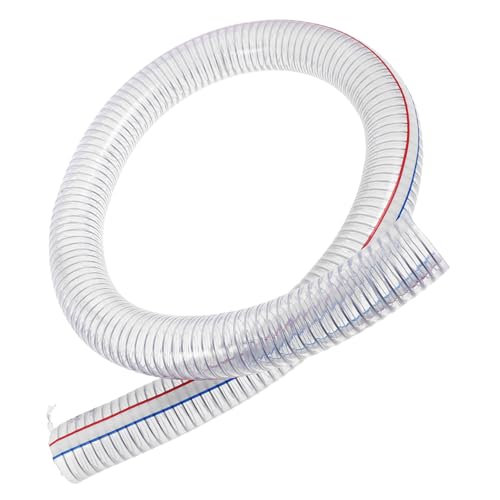 KOMBIUDA PVC Spiralschlauch mit Stahlseilverstärkung Flexibel Langlebig Öl und Wasserbeständig Innen Ø Außen Ø Widerstandsfähig gegen Kälte und Umwelteinflüsse für Landwirtschaft Industrie KOMBIUDA PVC Spiralschlauch mit Stahlseilverstärkung Flexibel Langlebig Öl und Wasserbeständig Innen Ø Außen Ø Widerstandsfähig gegen Kälte und Umwelteinflüsse für Landwirtschaft Industrie von KOMBIUDA