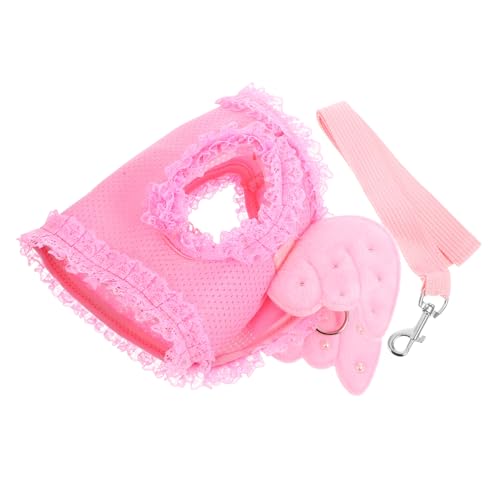 KOMBIUDA Pet Harness Brustgeschirr mit Engelsflügeln Atmungsaktiv Leicht und Langlebig für Katzen und Hunde Modisches Geschirr mit Sicherem Brustschutz KOMBIUDA Pet Harness Brustgeschirr mit Engelsflügeln Atmungsaktiv Leicht und Langlebig für Katzen und Hunde Modisches Geschirr mit Sicherem Brustschutz von KOMBIUDA