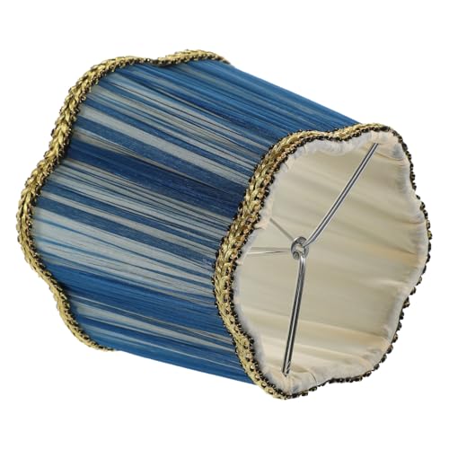 KOMBIUDA Plissee Lampenschirm aus Stoff und Ersatzschirm für Tischlampen Langlebig und Sicher Vintage Design für Wohnzimmer und Hotel von KOMBIUDA