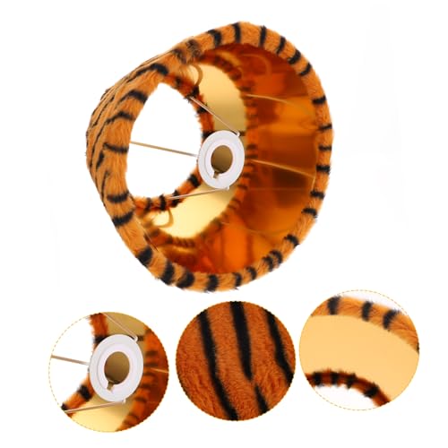 KOMBIUDA Plüsch Lampenschirm Tischlampen Ersatz Lampenabdeckung Kreativ Muster Weicher Lichtschutz Schlafzimmer Wohnzimmer Deko von KOMBIUDA