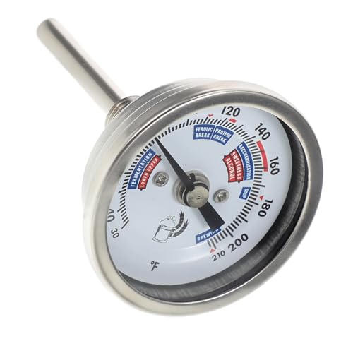 KOMBIUDA Professioneller Weinthermometer für Präzise Temperaturüberwachung im Weinanbau Hochpräziser Dial Thermometer für Weinbehälter und Braukessel Langlebig und Vielseitig Einsetzbar KOMBIUDA Professioneller Weinthermometer für Präzise Temperaturüberwachung im Weinanbau Hochpräziser Dial Thermometer für Weinbehälter und Braukessel Langlebig und Vielseitig Einsetzbar von KOMBIUDA