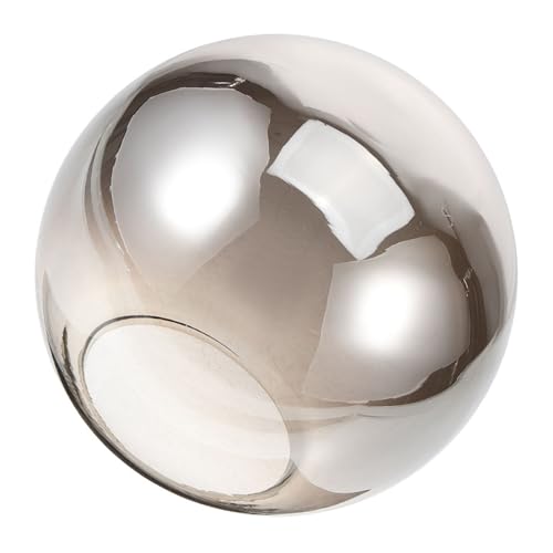 KOMBIUDA Rauchglas Kugel Lampenschirm Glas Lampenschirm Ersatz Ømm Halbrund Pendelleuchte Deckenleuchte Wohnzimmer Küche Modern von KOMBIUDA