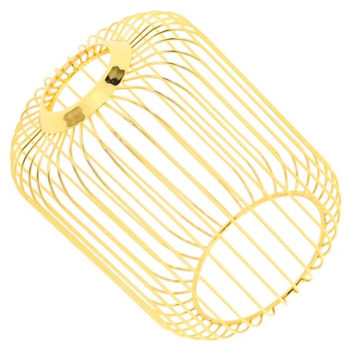 KOMBIUDA Retro Lampenschirm aus Metall Draht Zylindrischer Vintage Lampenabdeckung für Tischlampe Langlebiger Metall Lampenschirm mit Einfacher Montage Geeignet für Wohn von KOMBIUDA