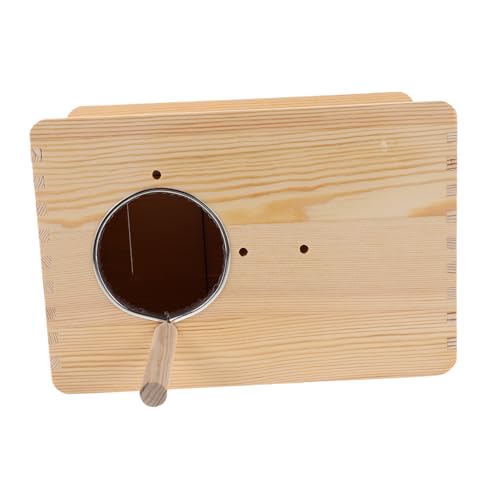KOMBIUDA Robuste Holz-brutbox für Papageien Natürliche Isolierte Niststätte mit Sicherer Splitterfreier Oberfläche für Wellensittiche Nymphensittiche und Unzertrennliche zur Zucht und KOMBIUDA Robuste Holz-brutbox für Papageien Natürliche Isolierte Niststätte mit Sicherer Splitterfreier Oberfläche für Wellensittiche Nymphensittiche und Unzertrennliche zur Zucht und von KOMBIUDA