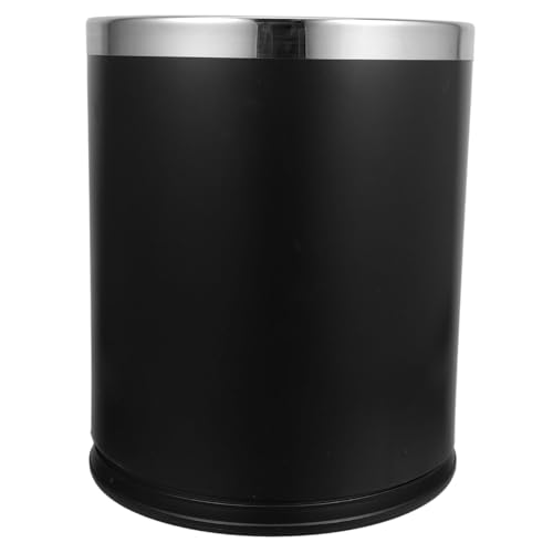 KOMBIUDA Runder Doppelwandiger Mülleimer mit Modernem Design Eleganter Abfalleimer für Bad Büro und Hotel Robuster und Dekorativer Abfallbehälter Vielseitig Einsetzbar Stilvoll und KOMBIUDA Runder Doppelwandiger Mülleimer mit Modernem Design Eleganter Abfalleimer für Bad Büro und Hotel Robuster und Dekorativer Abfallbehälter Vielseitig Einsetzbar Stilvoll und von KOMBIUDA